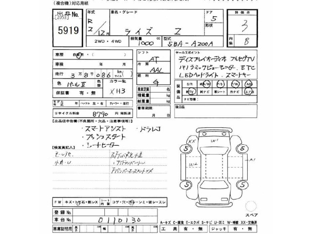 Toyota RAIZE 2020 8194277-2