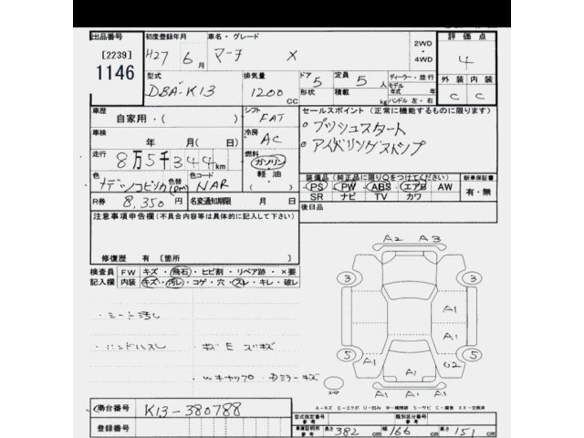 Nissan MARCH 2015 8212684-2
