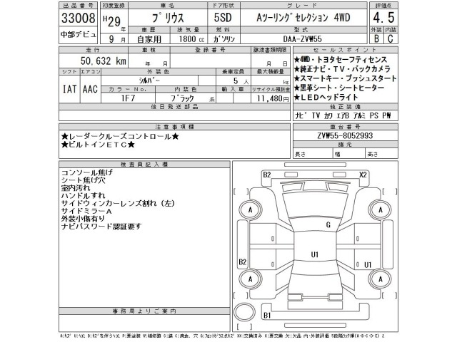 Toyota PRIUS 2017 8236506-2