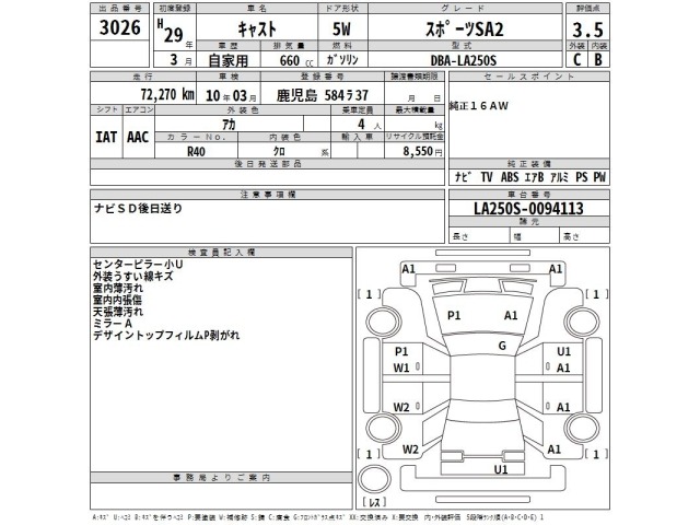 Daihatsu CAST 2017 8238872-2