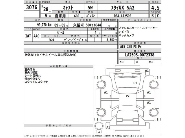 Daihatsu CAST 2016 8238874-2