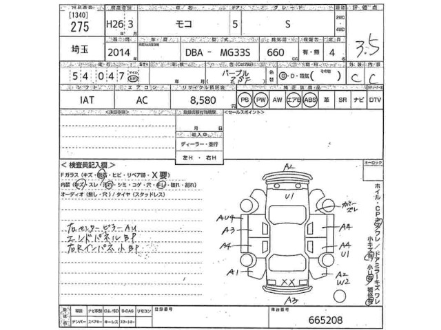 Nissan MOCO 2014 8245401-2