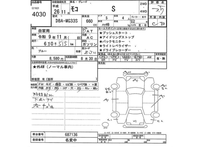 Nissan MOCO 2014 8245771-2