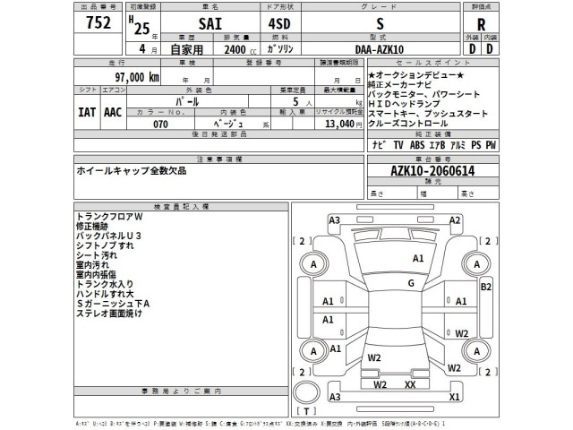 Toyota SAI 2013 8244045-2
