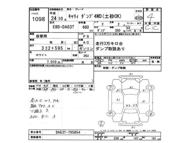 Suzuki CARRY TRUCK 2012 8254888-2