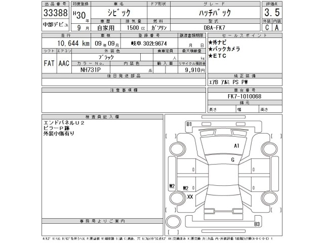 Honda CIVIC 2018 8257703-2