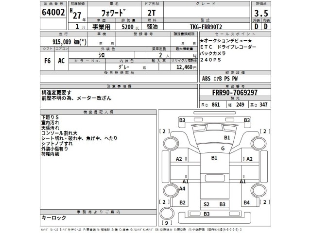 Isuzu FORWARD 2015 8255450-2