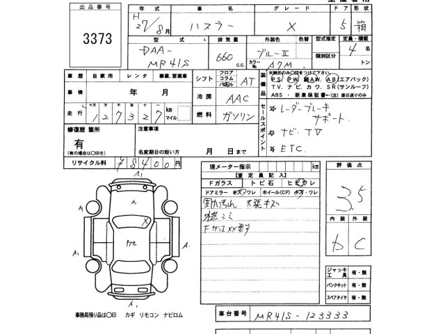 Suzuki HUSTLER 2015 8252068-2
