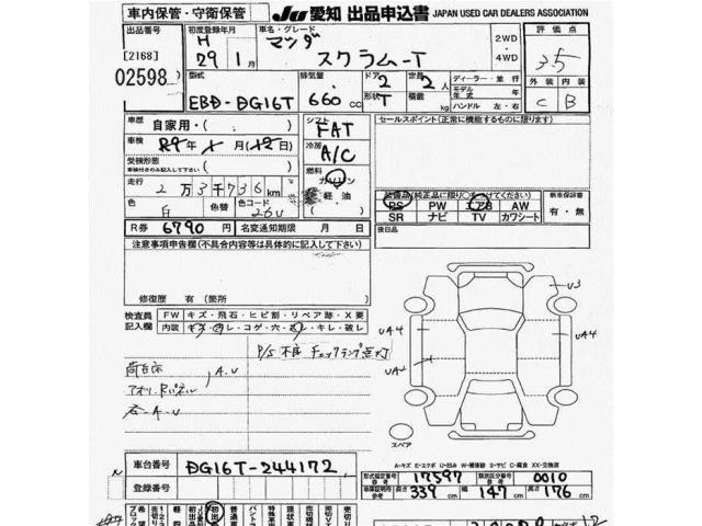 Mazda SCRUM TRUCK 2017 8253136-2