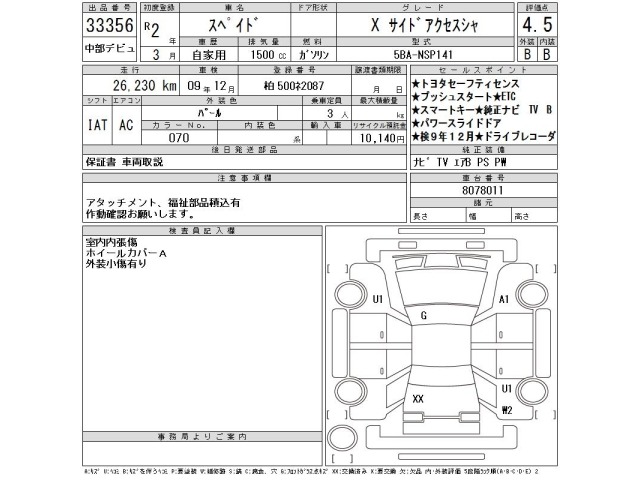 Toyota SPADE 2020 8258995-2