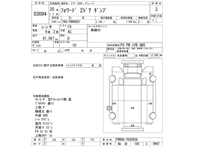 Isuzu FORWARD 2013 8269824-2
