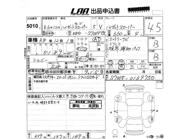 Daihatsu HIJET VAN 2024 8272184-2