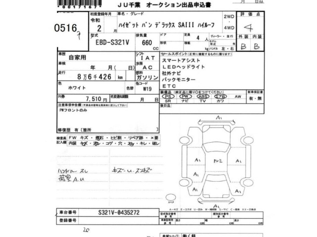 Daihatsu HIJET VAN 2020 8272204-2