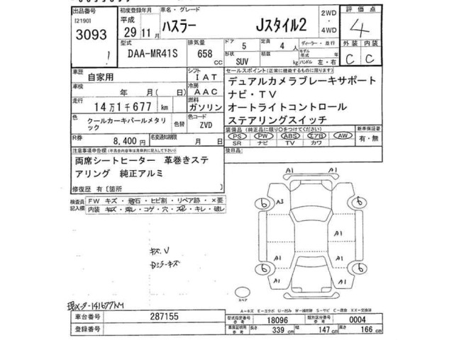 Suzuki HUSTLER 2017 8268444-2