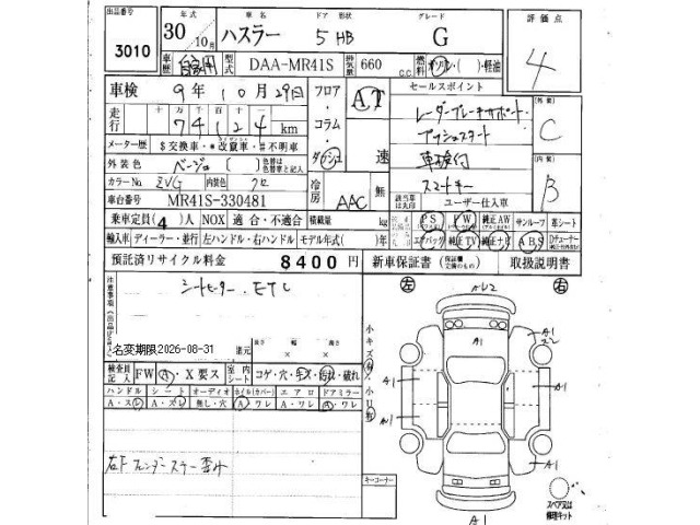 Suzuki HUSTLER 2018 8268457-6