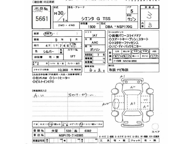 Toyota SIENTA 2018 8268550-2