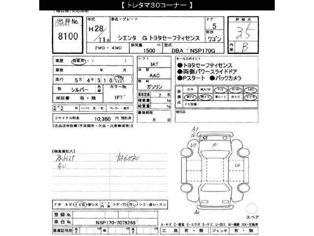 Toyota SIENTA 2016 8268572-2