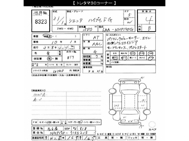 Toyota SIENTA 2019 8268577-2