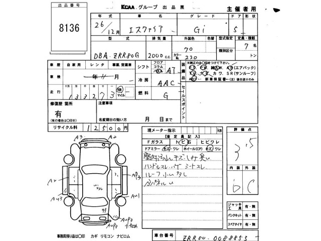 Toyota ESQUIRE 2014 8292590-2
