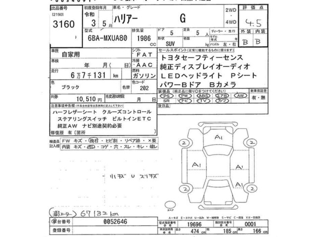 Toyota HARRIER 2021 8291969-2
