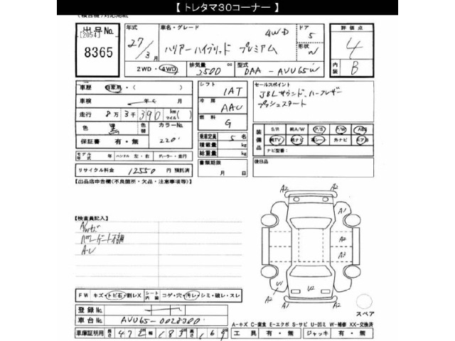 Toyota HARRIER 2015 8292047-2