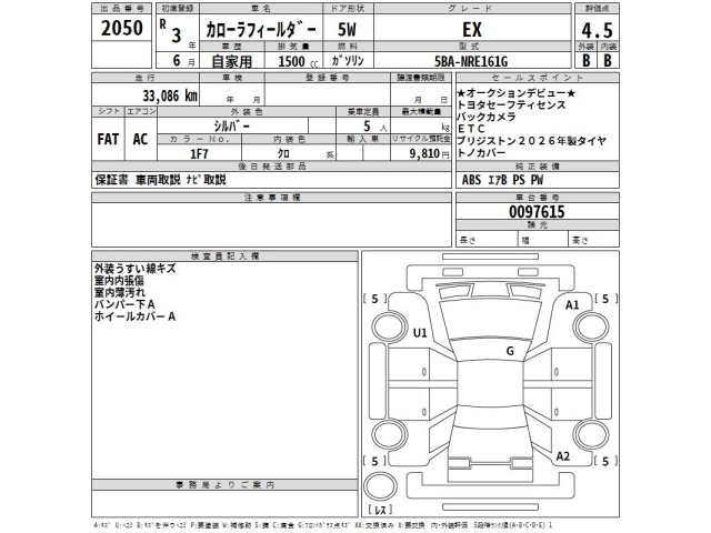 Toyota COROLLA FIELDER 2021 8317032-2