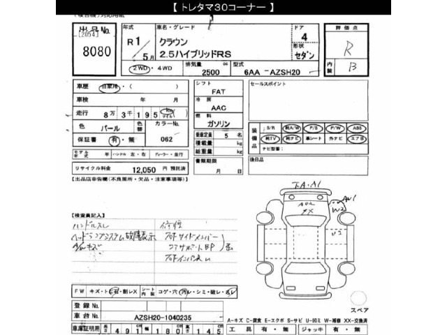 Toyota CROWN 2019 8320732-2