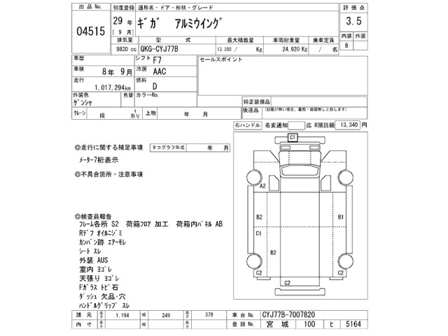 Isuzu GIGA 2017 8320517-2