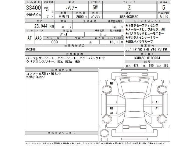Toyota HARRIER 2023 8320516-2