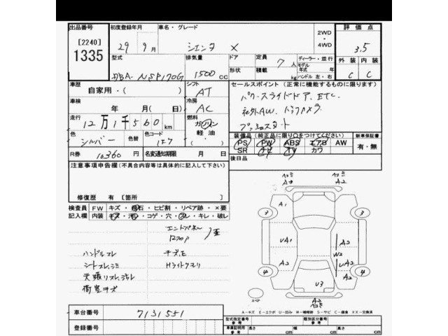 Toyota SIENTA 2017 8320551-2