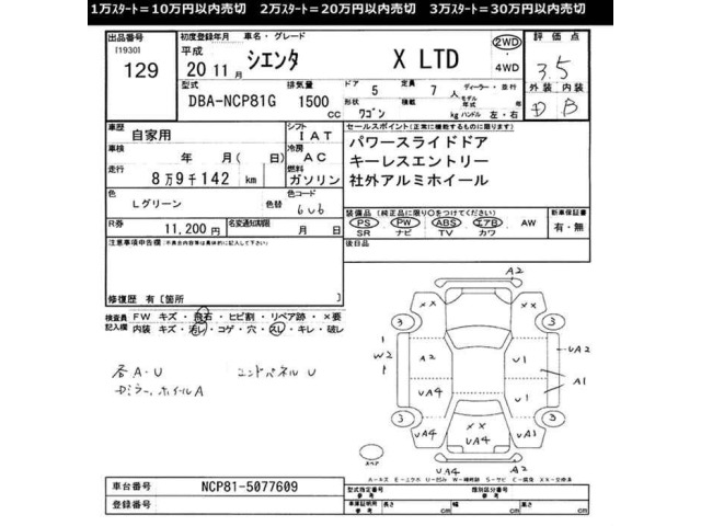 Toyota SIENTA 2008 8320565-2