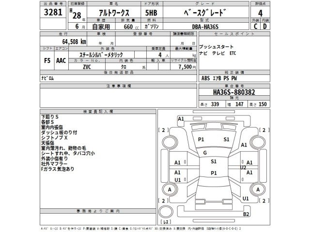 Suzuki ALTO WORKS 2016 8326092-2