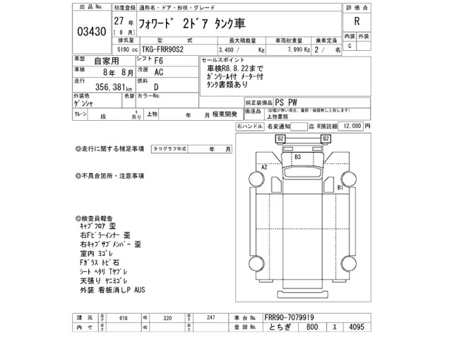 Isuzu FORWARD 2015 8330277-2