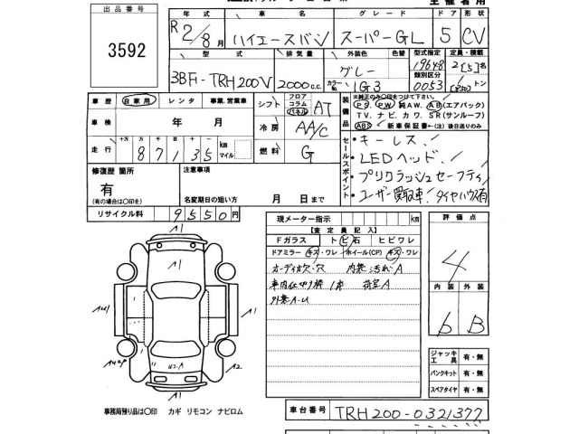 Toyota HIACE VAN 2020 8339051-2