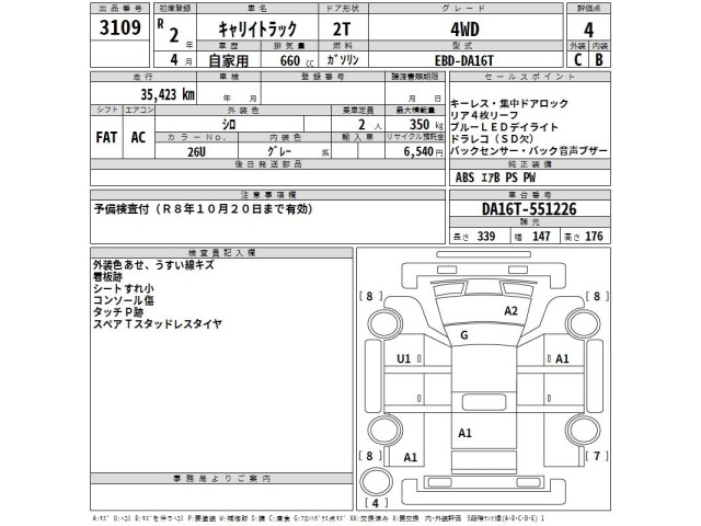 Suzuki CARRY TRUCK 2020 8348520-2