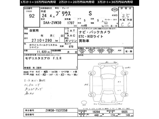 Toyota PRIUS 2012 8340262-2