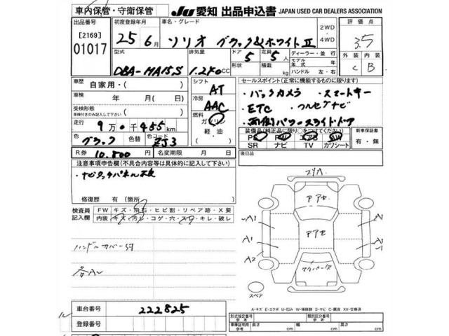 Suzuki SOLIO 2013 8346987-2