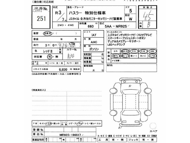 Suzuki HUSTLER 2021 8357596-2