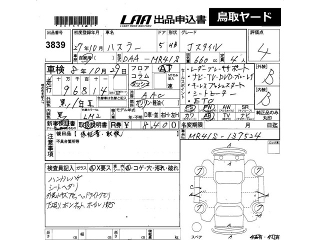 Suzuki HUSTLER 2015 8357605-2