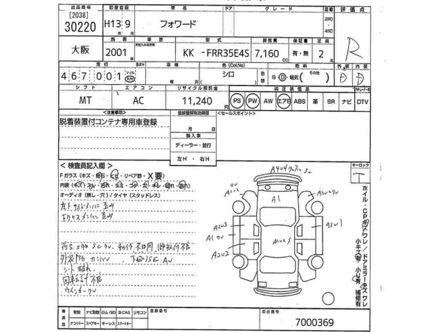 Isuzu FORWARD 2001 8358440-2