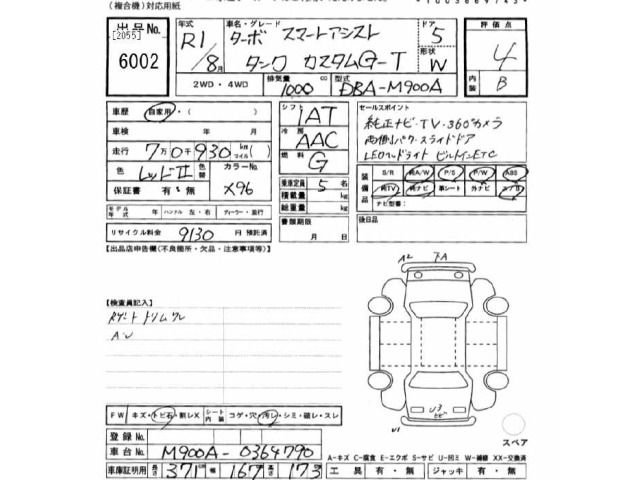Toyota TANK 2019 8359644-2