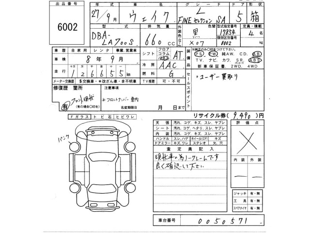 Daihatsu WAKE 2015 8359454-2