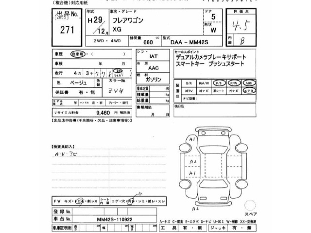Mazda FLAIR WAGON 2017 8363287-2