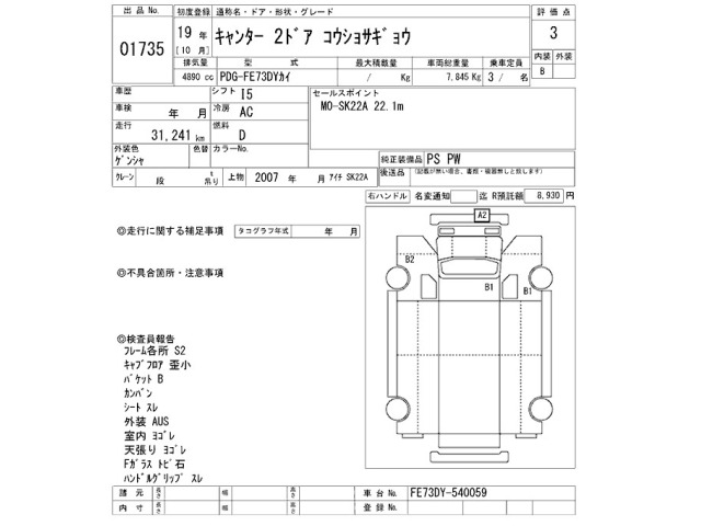 Mitsubishi CANTER 2007 8421117-2