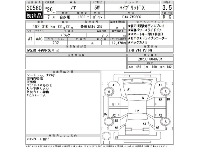 Toyota NOAH 2014 8421198-2