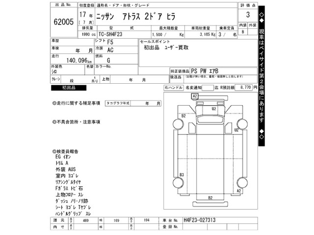 Nissan ATLAS 2005 8441036-2