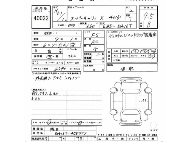Suzuki CARRY TRUCK 2019 8447456-2