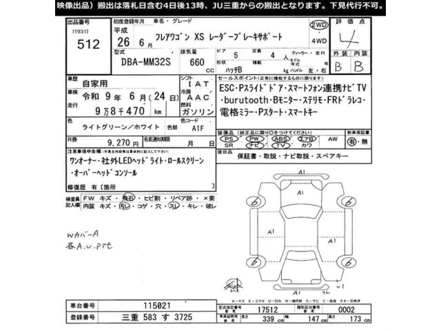 Mazda FLAIR WAGON 2014 8451056-2