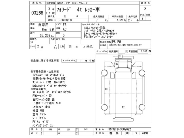 Isuzu FORWARD 1991 8464603-2