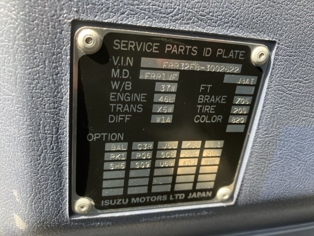 Isuzu FORWARD 1991 8464603-8